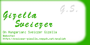 gizella sveiczer business card